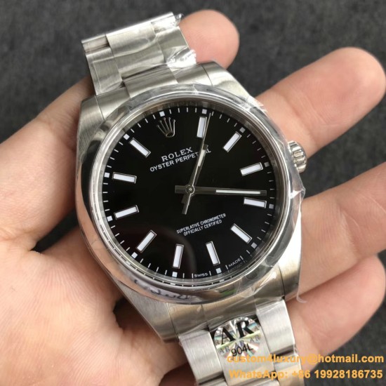 Rolex - Oyster Pert. 39mm 114300 904L SS/SS Black ARF A3132