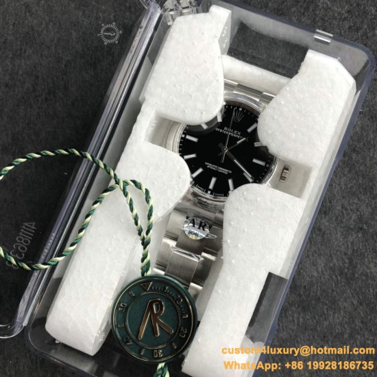 Rolex - Oyster Pert. 39mm 114300 904L SS/SS Black ARF A3132