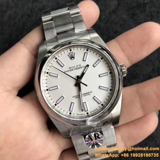 Rolex - Oyster Pert. 39mm 114300 904L SS/SS White ARF A3132
