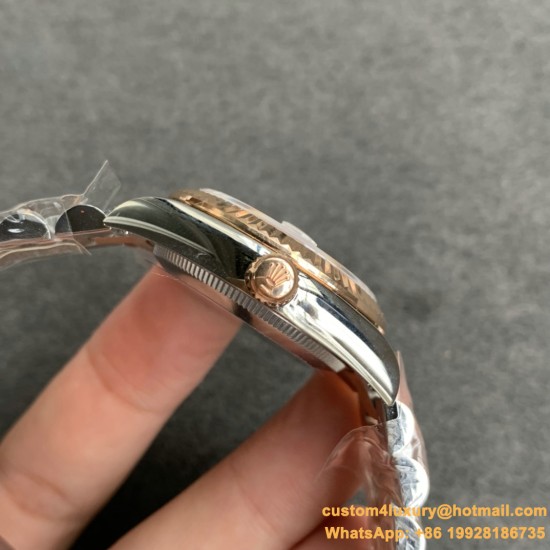 Datejust Ladies 31mm Oys RG/SS Silver/Dia GSF A2671