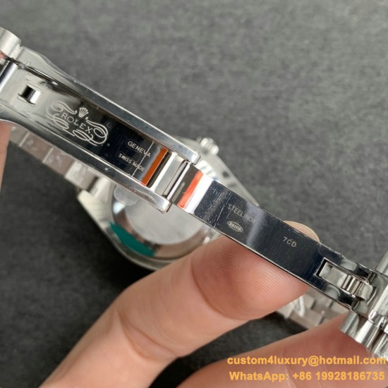 ROLEX - DATEJUST - LADY 31mm Jub Flt SS/SS Black/Stk GSF A2671