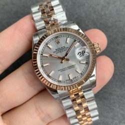 ROLEX - DATEJUST - LADY 31mm Jub Flt RG/SS SS Stk GSF A2671