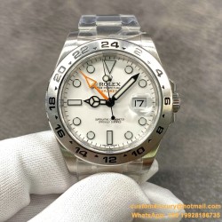 Explorer II 216570 904L SS/SS Wht NOOB Asia 3187 CHS