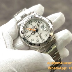 Explorer II 216570 904L SS/SS Wht NOOB Asia 3187 CHS