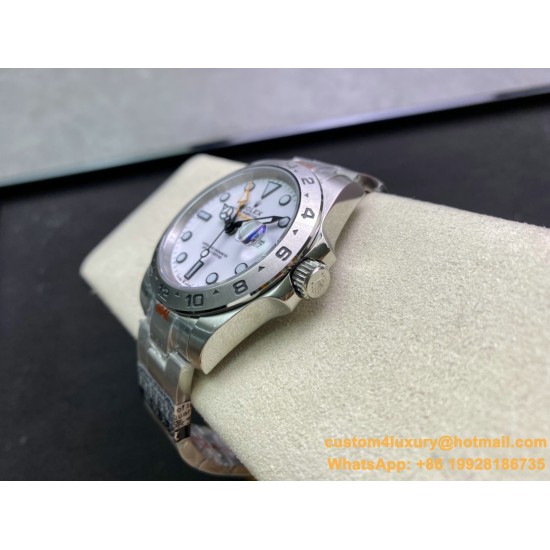 Explorer II 226570 42mm SS/SS White Dial Clean DD3285 Super Clone