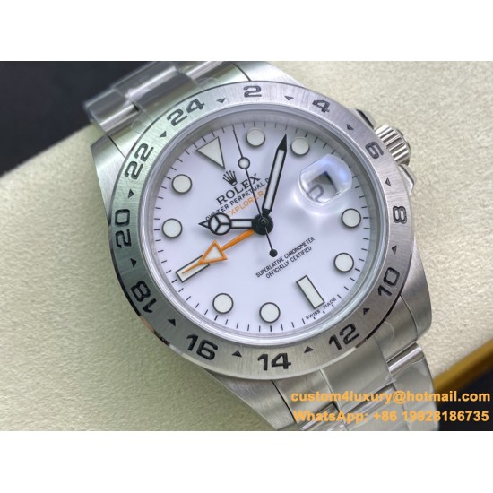 Explorer II 226570 42mm SS/SS White Dial TWF A2836