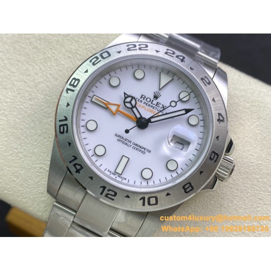 Explorer II 226570 42mm SS/SS White Dial TWF A2836