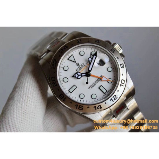Explorer II 226570 42mm SS/SS White Dial NOOB A2836