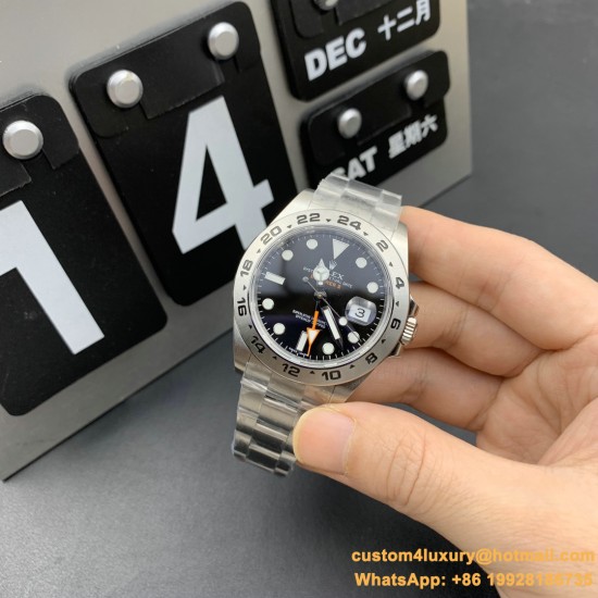 Explorer II 216570 SS/SS Black NOOB Asia 3187 CHS