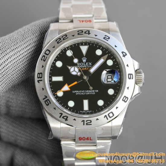 Explorer II 226570 42mm SS/SS Black Dial NOOB A2836