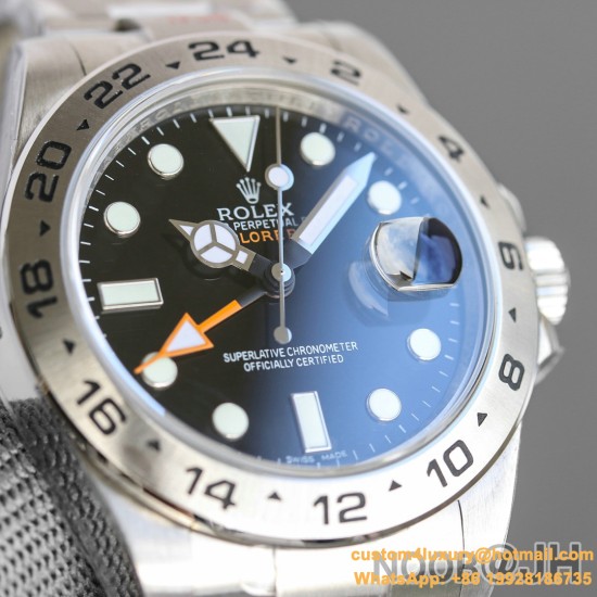 Explorer II 226570 42mm SS/SS Black Dial NOOB A2836