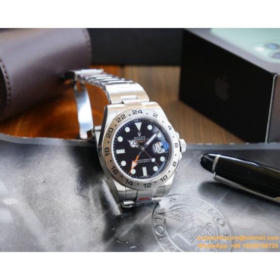 Explorer II 226570 42mm SS/SS Black Dial NOOB A2836