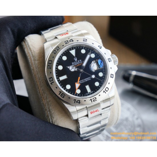 Explorer II 226570 42mm SS/SS Black Dial NOOB A2836