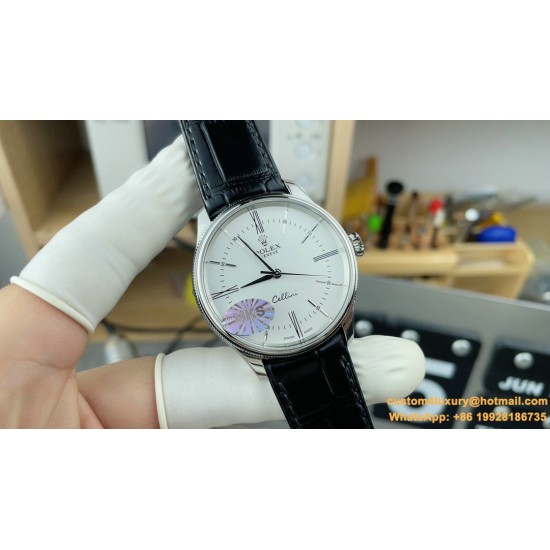 Rolex - Cellini Time Ref.50509 SS/LE White Stick MKS Asia 3132