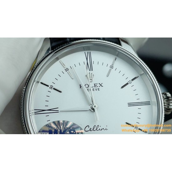 Rolex - Cellini Time Ref.50509 SS/LE White Stick MKS Asia 3132