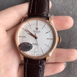 Rolex - Cellini Time 50505 RG/LE White Diam MKS Asia 3132