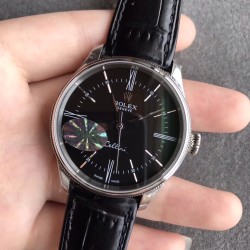 Rolex - Cellini Time 50509 SS/LE Black Stk MKS Asia 3132