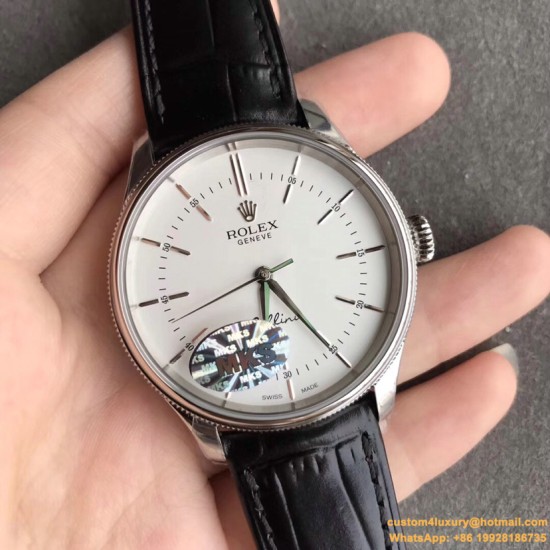 Rolex - Cellini Time Ref.50509 SS/LE White Stick MKS Asia 3132