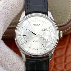 Rolex - Cellini Date 39mm SS/LE White MKS Asia 3165 Mod