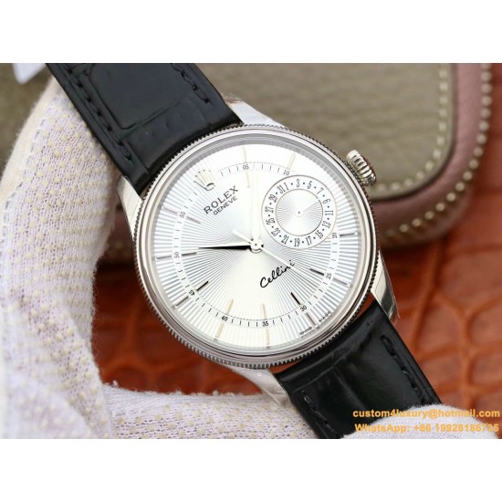 Rolex - Cellini Date 39mm SS/LE White MKS Asia 3165 Mod
