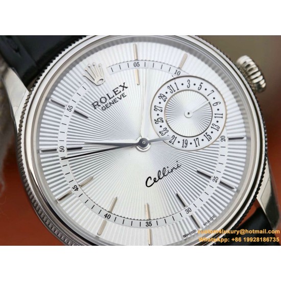 Rolex - Cellini Date 39mm SS/LE White MKS Asia 3165 Mod