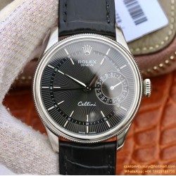 Rolex - Cellini Date 39mm SS/LE Black Stk MKS Asia 3165 Mod