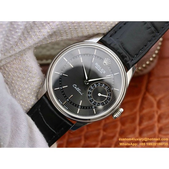 Rolex - Cellini Date 39mm SS/LE Black Stk MKS Asia 3165 Mod