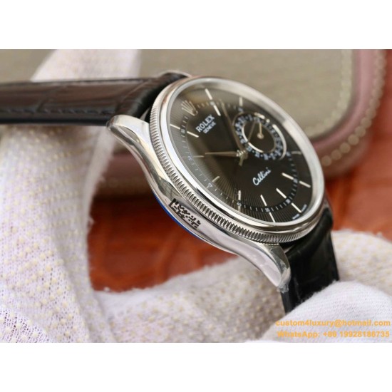 Rolex - Cellini Date 39mm SS/LE Black Stk MKS Asia 3165 Mod