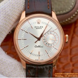 Rolex - Cellini Date 39mm RG/LE White MKS Asia 3165 Mod