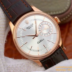 Rolex - Cellini Date 39mm RG/LE White MKS Asia 3165 Mod