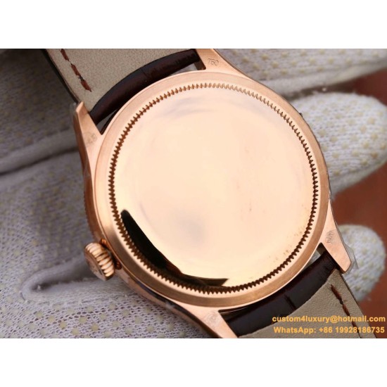 Rolex - Cellini Date 39mm RG/LE White MKS Asia 3165 Mod