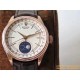 Rolex - Cellini 50535 Moonphase Brn RG/LE Wht RXW A3195 Mo
