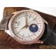 Rolex - Cellini 50535 Moonphase Brn RG/LE Wht RXW A3195 Mo