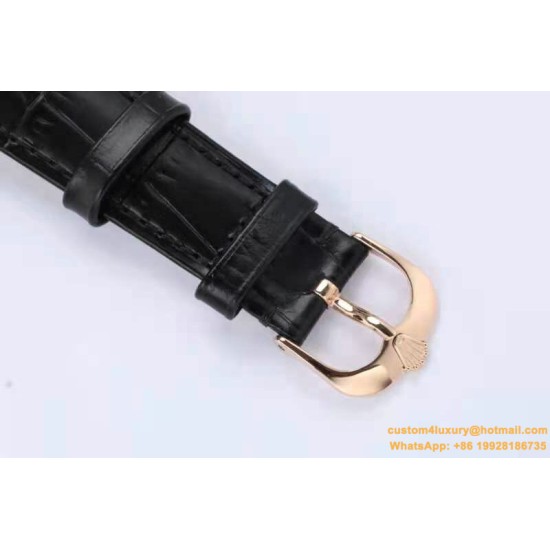 Rolex - Cellini Time 50505 RG/LE Black Stick EWF Asia 3132