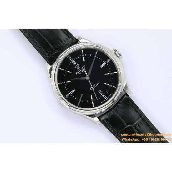 Rolex - Cellini Time 50509 SS/LE Black Stk EWF Asia 3132