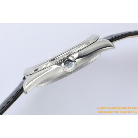 Rolex - Cellini Time 50509 SS/LE Black Stk EWF Asia 3132