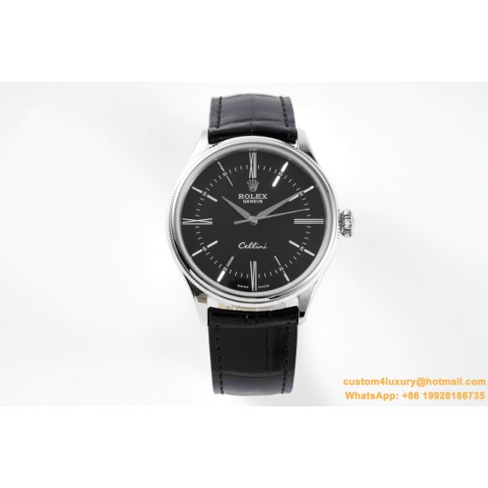 Rolex - Cellini Time 50509 SS/LE Black Stk MKS Asia 3132