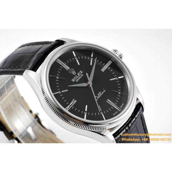 Rolex - Cellini Time 50509 SS/LE Black Stk MKS Asia 3132