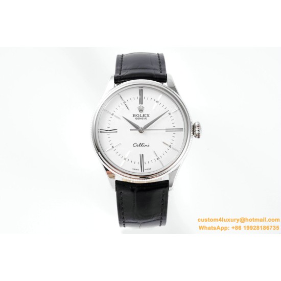 Rolex - Cellini Time Ref.50509 SS/LE White Stick MKS Asia 3132