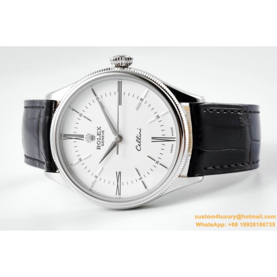 Rolex - Cellini Time Ref.50509 SS/LE White Stick MKS Asia 3132
