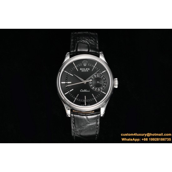 Rolex - Cellini Date 39mm SS/LE Black Stk MKS Asia 3165 Mod