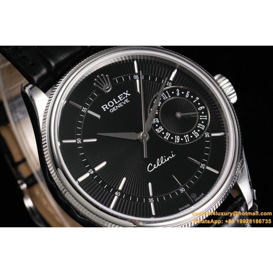 Rolex - Cellini Date 39mm SS/LE Black Stk MKS Asia 3165 Mod