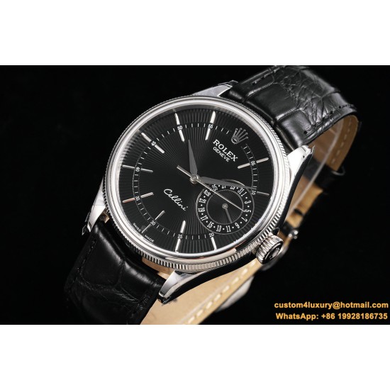Rolex - Cellini Date 39mm SS/LE Black Stk MKS Asia 3165 Mod