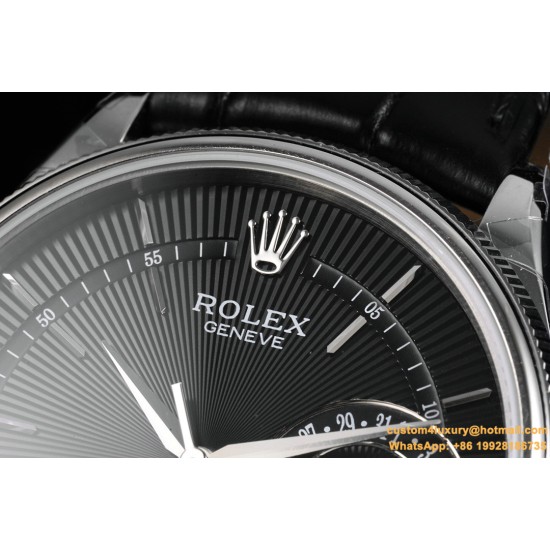Rolex - Cellini Date 39mm SS/LE Black Stk MKS Asia 3165 Mod