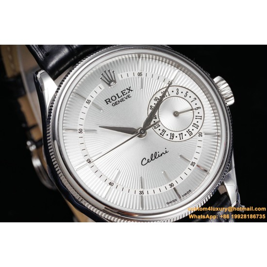 Rolex - Cellini Date 39mm SS/LE White MKS Asia 3165 Mod