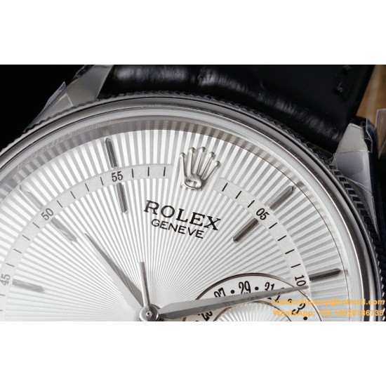 Rolex - Cellini Date 39mm SS/LE White MKS Asia 3165 Mod