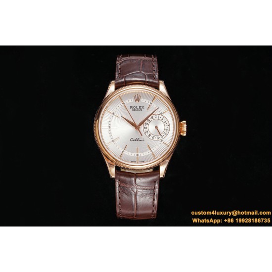 Rolex - Cellini Date 39mm RG/LE White MKS Asia 3165 Mod