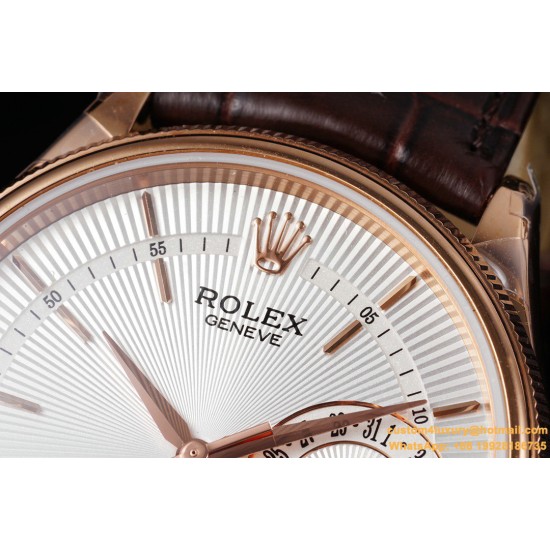 Rolex - Cellini Date 39mm RG/LE White MKS Asia 3165 Mod