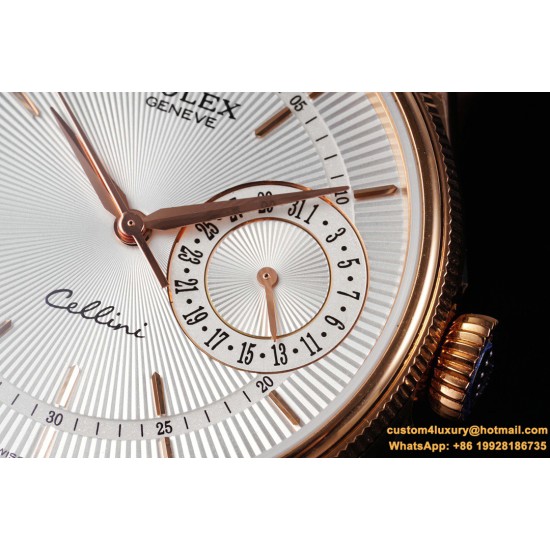Rolex - Cellini Date 39mm RG/LE White MKS Asia 3165 Mod