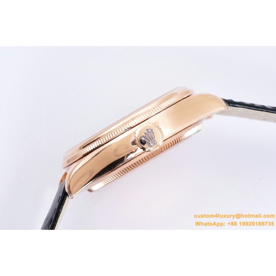 Rolex - Cellini 50535 Moonphase RG/LE Wht EWF Asia 3195 Mod